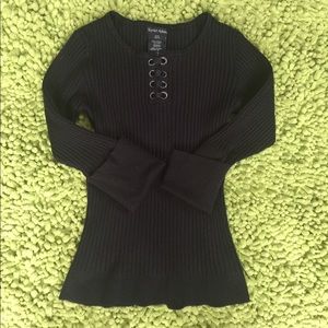 Black long sleeve shirt